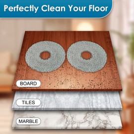 (8 Pack) X50 Ultra Replacement Mop Pads Compatible with Dreame X50 Ultra/ X40 Ultra/ X30 Ultra/ L10s Ultra/ L10s Pro Gen 2/ L10s Pro Ultra/ L10s Plus/ L40 Ultra Robot Vacuum, Replacement Mop Cloths