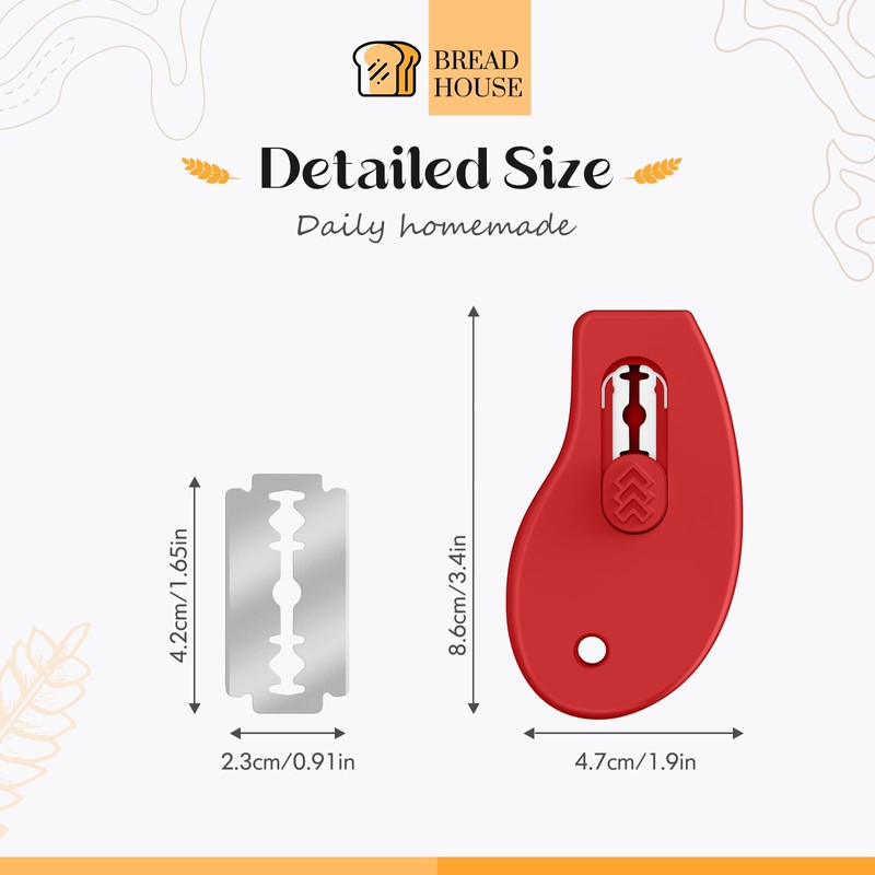 Bread Lame Sourdough Scoring Tool, Extractable & Magnetic Bread Scoring