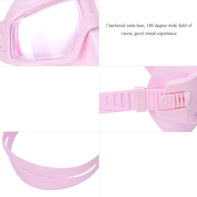 Professional Free Diving Anti Fog Large View Low Volume Dive