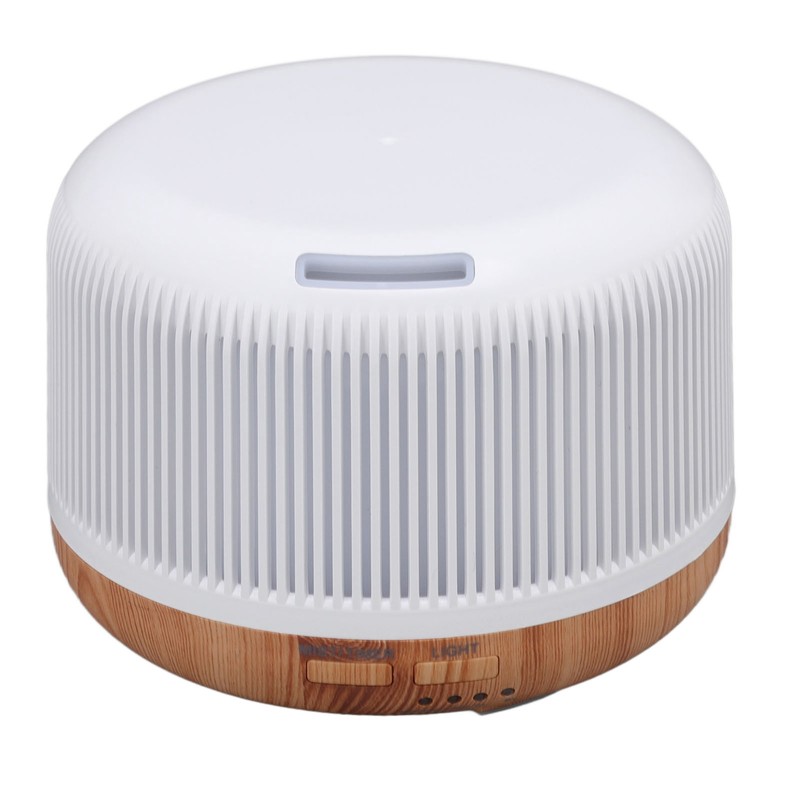 300ml Wood Grain Humidifier Aromatherapy Diffuser Humidifier with 7 LED