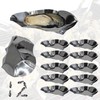 12 Pcs Grillable Oyster Shells, 304 Stainless Steel Oyster Grilling
