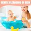 LAKJUOZ 4 Piece Bath Sponge Set Fruit Shape Kids Baby