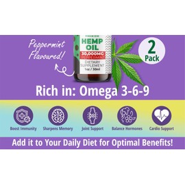 Earth First Botanicals Strong Hemp Oil (5-Pack) Made In USA | Sleep, Pain, Relax, Wellness, Works Fast