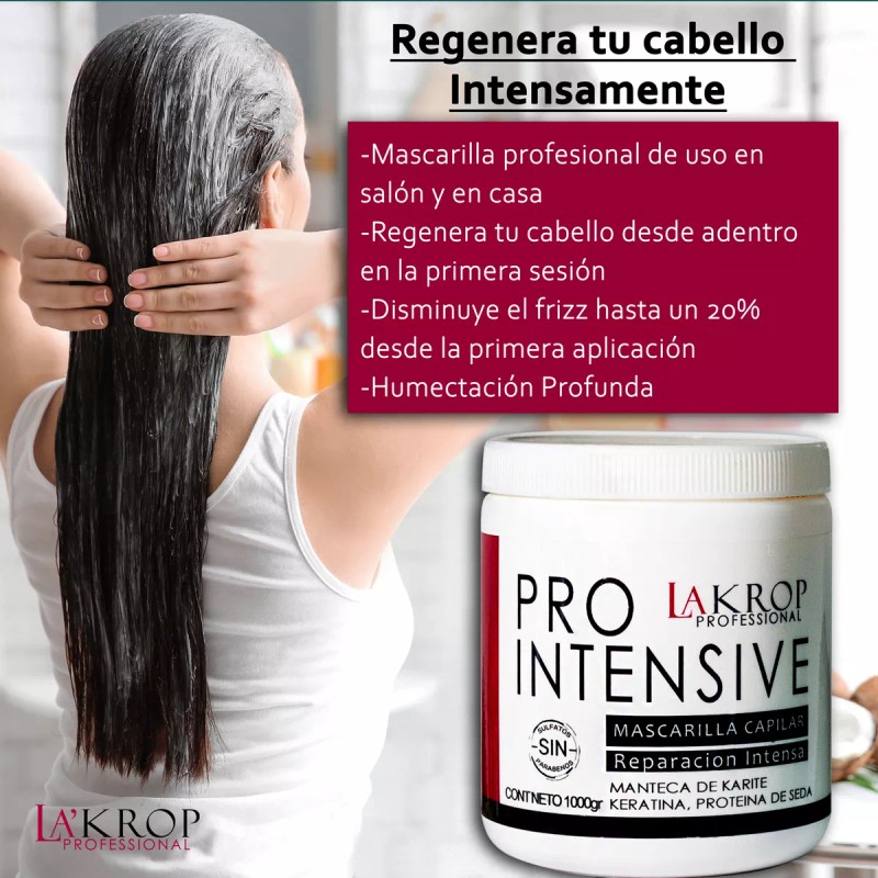 LaKrop Professional Tratamiento Hidratante Reparacion Cabello Liso O Rizado