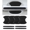 8 protectores de manija de puerta de coche, accesorios reflectantes