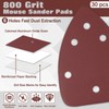 LEONTOOL Mini Delta Sander Sandpaper 30 Sheets #800 140mm 6