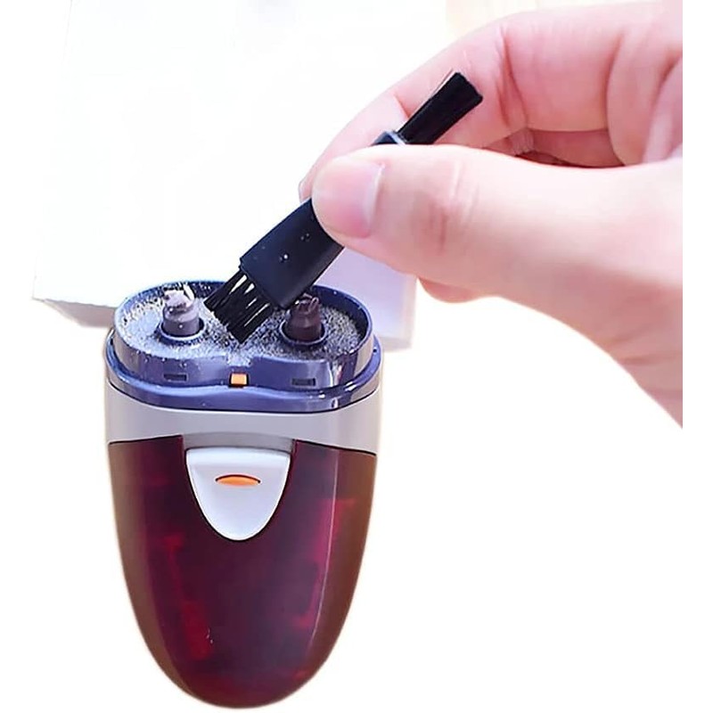 60PCS Men's Electric Shavers Cleaning Brush Double-Sided Shavers Brush Hair