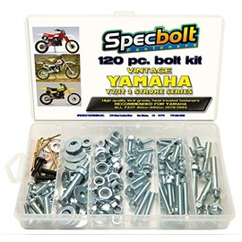 120pc Specbolt Bolt Kit Fits: Yamaha YZ IT 125 175 200 250 400 425 465 490 500 Maintenance Restoration YZ125 IT175 IT200 YZ250 IT250 MX360 YZ400 IT400 IT425 YZ465 IT465 YZ490 IT490 WR500 MX DT GT WR