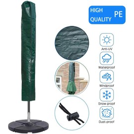 Parasol Cover | Garden Umbrella Covers Waterproof Includes tie down cords and carrier handle Ideal for Protecting from the elements
