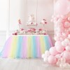 YDHfdc Table Runner Rainbow Glitter 30 cm x 9 m
