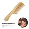 FOMIYES Bamboo Styling Comb Set Hairbrush 7pcs Mixed Style for