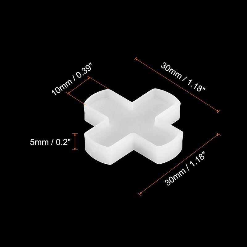 uxcell 300Pcs Tile Spacers, 10mm 3/8" Cross Shape Wall Floor