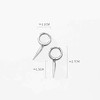 BSLVWG Minimalist Drop Hoop Earrings for Women Teen Girls Men