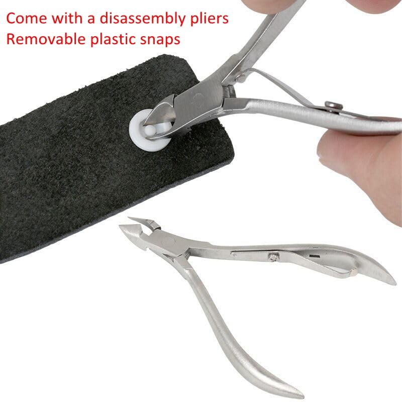 HONEYSEW Table-top Snap Buttons Pliers for 9mm,11.5mm,12.5mm,13mm Plastic No-Sew Snaps