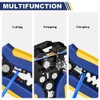 haisstronica Self-Adjusting Wire Stripper, 3 in 1 Stripper/Cutter/Crimping Heavy Duty