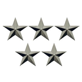 EDEN Stella Star Pin Badge 0.7 inches (1.9 cm), Set of 5