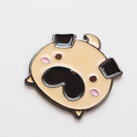 Golf Marker Pug Dog Cute Animal Ball Marker Iron Base Clip Free Single Item