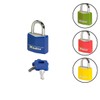Master Lock 9131EURDCOL Key Padlock in Aluminium with Vinyl Cover,