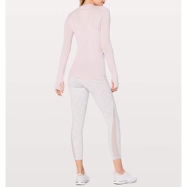 lululemon Swiftly Tech Long Sleeve Crew (Porcelain Pink, 8)