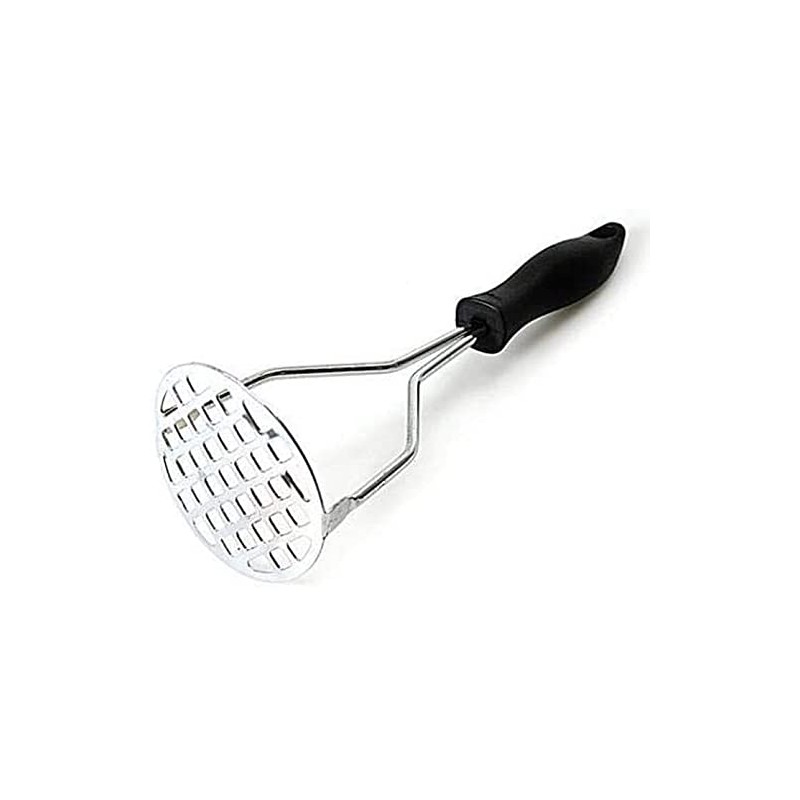 Copper Top Stainless Steel Potato Masher, Light Weight Potato Press