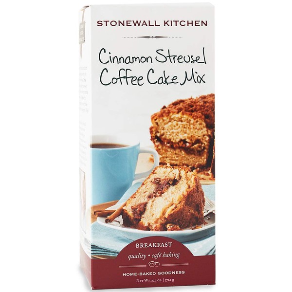 Stonewall Kitchen Cinnamon Streusel Coffee Cake Mix, 30 Ounce