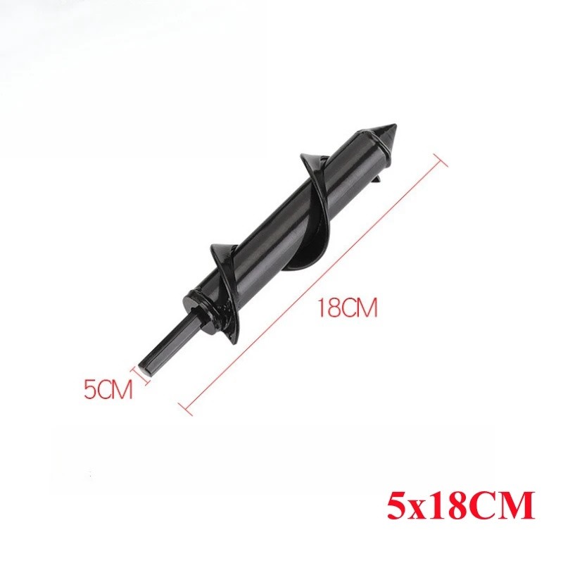 High Carbon Steel Garden Auger Drill Bit for Planting, 8
