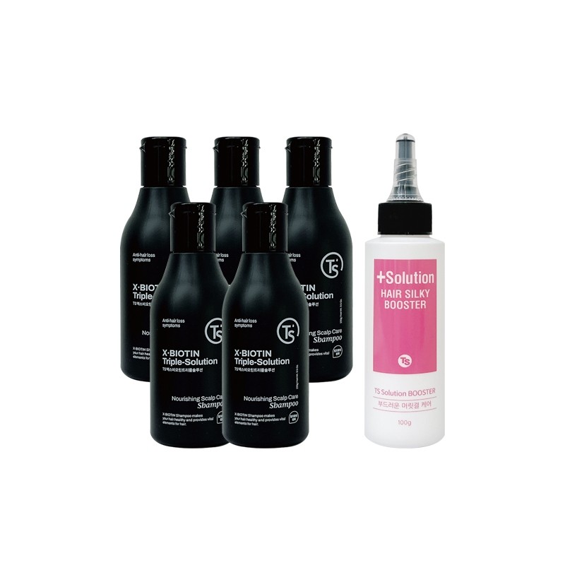 TS Biotin Shampoo TS Exbiotin 500g+Silky Booster 100g / 티에스