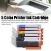 5 Color Printer Ink Cartridge Set Fluent Printing Ink Cartridge