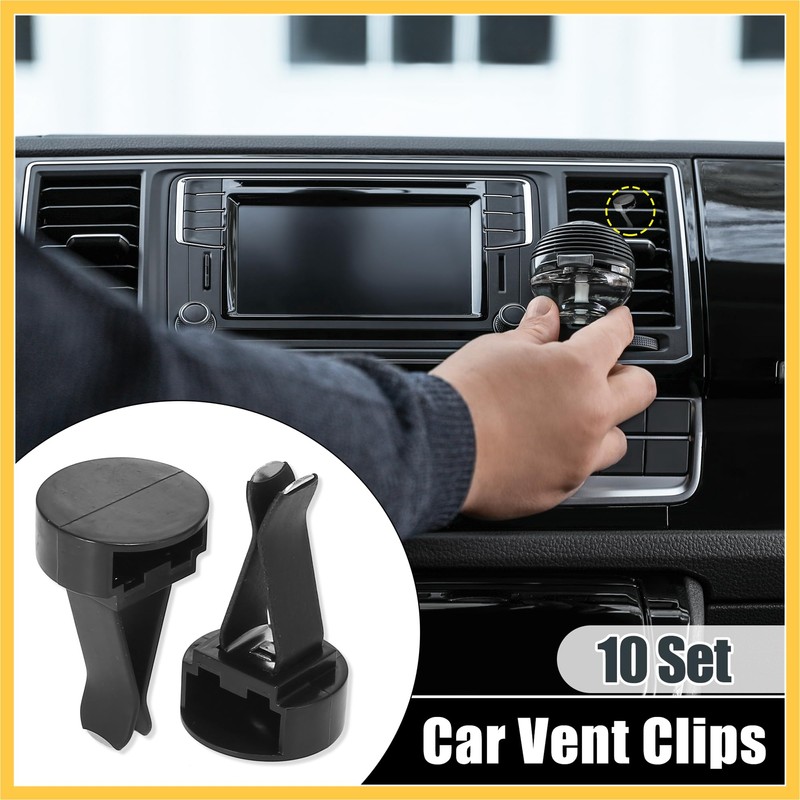 REPAIROCK 10 Set Square Head Car Air Vent Clip with