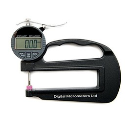 DML 12.7mm Digital Thickness Gauge 0.01mm Res. 125mm Throat 12 Months Warranty