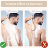 2 Pcs Back Exfoliating Loofah Washer 100% Natural Luffa Loofah