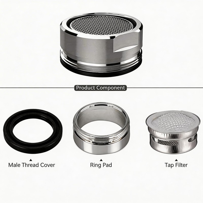 E-TING 6 Pack M24 Male Thread Faucet Aerator Kitchen Sink