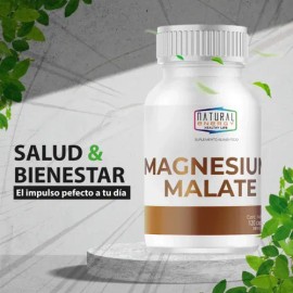 Malato De Magnesio Natural Energy 500mg. 120 Capsulas                                                                                                 