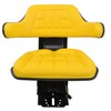 Yellow Adjustable Tractor Suspension Seat Replacement for Tractor 5200 5210