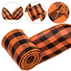 Whaline 8 Burlap Ribbon Roll - Assorted Fall Wired Wrapping,