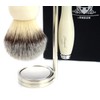 Luxury Shaving Gift Set for Men (Synthetic Hair Brush De