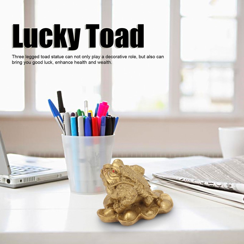 Money Toad Fortune Good Luck Attract Wealth Corrosion Resistant Three