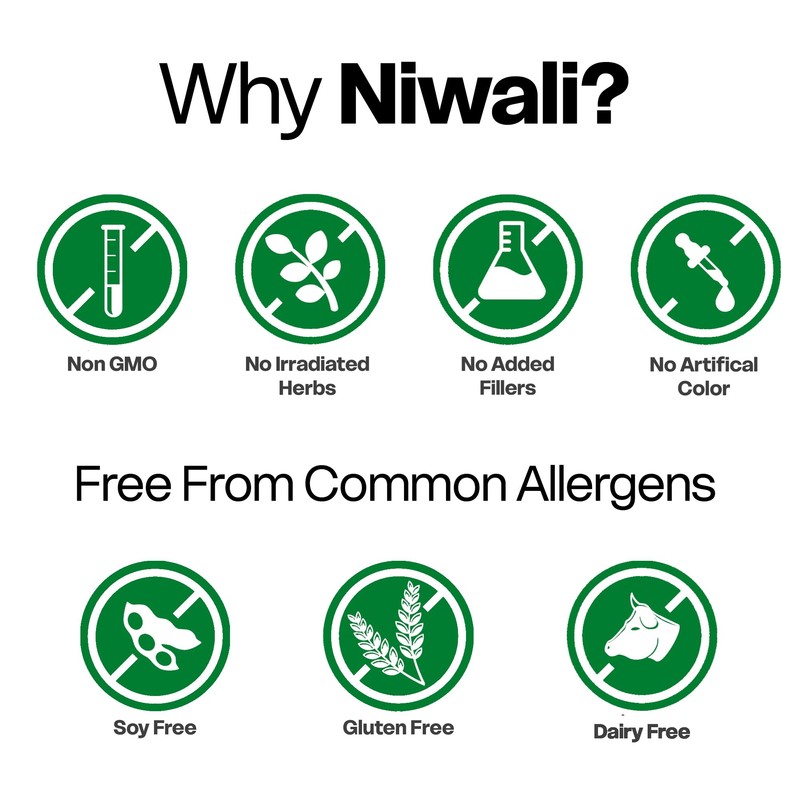 NIWALI Moringa Oleifera + Leaf Nutritional Supplement | Immune System