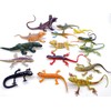 Guaishou Lizards Toys 15pcs Realistic Lizard Chameleon Reptile Figure Play