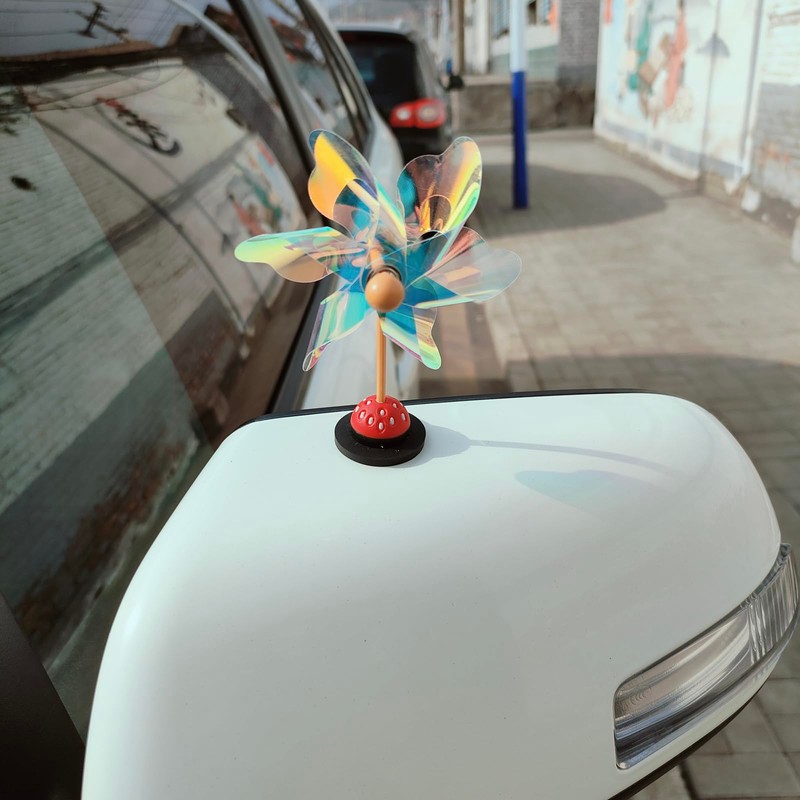 JUJINXIN 2 Pieces car Mirror Bird Deterrent,Bird Deterrent for car,Reflective