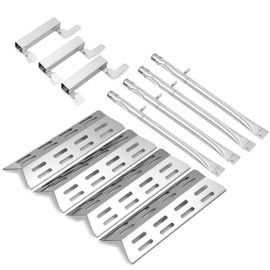 Charbrofire SGP4333SB Heat Shield Grill Burner Replacement Parts for Stok Grill Parts Heat Plates 081001083063 Stok Quattro Stainless Steel Heat Tents