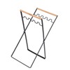 Trash Bag Holder Metal Garbage Bag Holder Portable Outdoor Leaf
