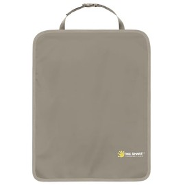 TIKE SMART Luxury Clean-Edge Kick Mat - Seat Back Protector and Seat Cover with Invisible Strap and Stiff Edging (1 Mat)