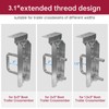4 PCS 8" Galvanized Swivel Top Bunk Bracket Kit with