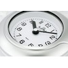 MPM Quality Design Plastic Bathroom Clock, Quartz Movement Sweep, 3-5