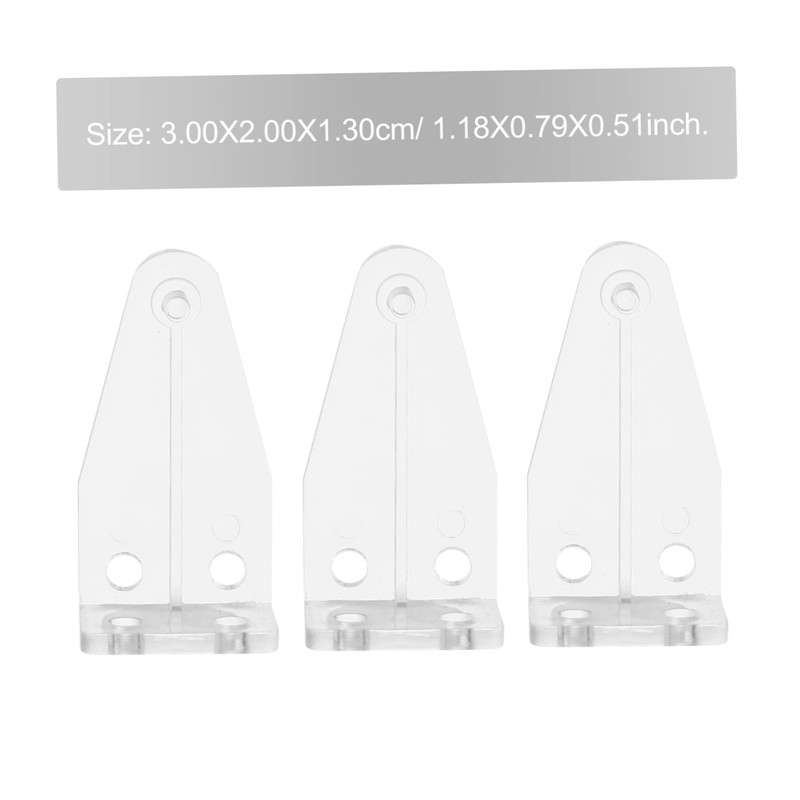 Levemolo 10pcs Sturdy Plastic Blind Brackets Louver Retainer for Blinds