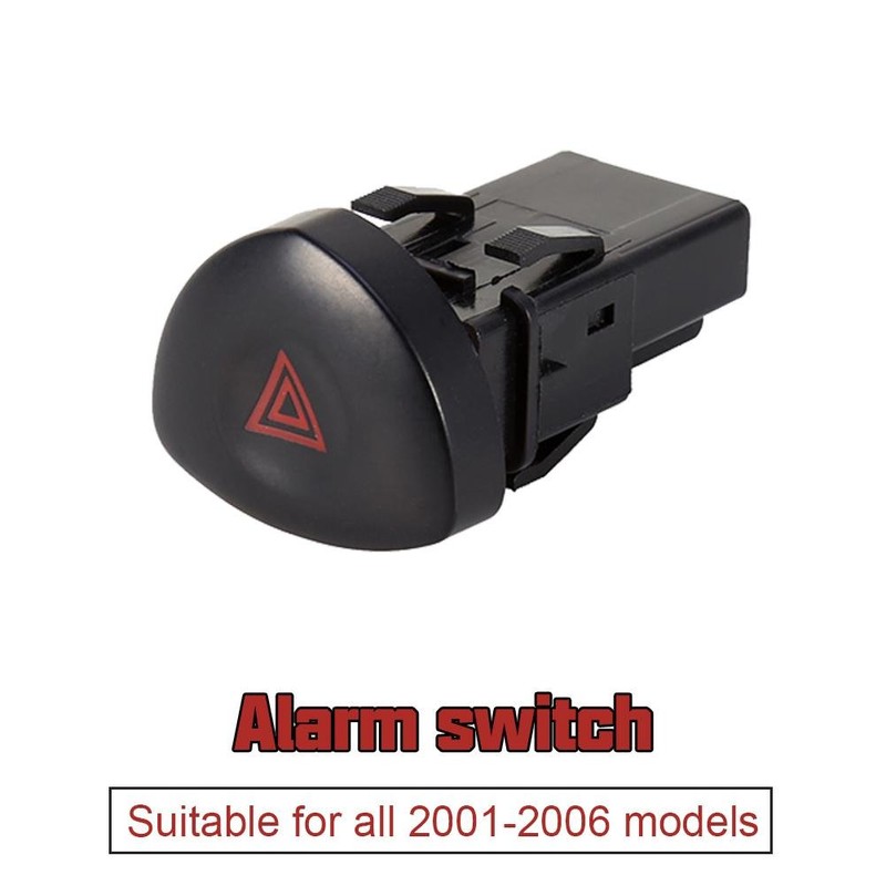 Kuuleyn Alarm Switch, 8200060036 Hazard Switch Button for Clio MK