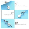 Oinsi Infinity Love Pet Cremation Jewelry for Ashes of Dog/Cat