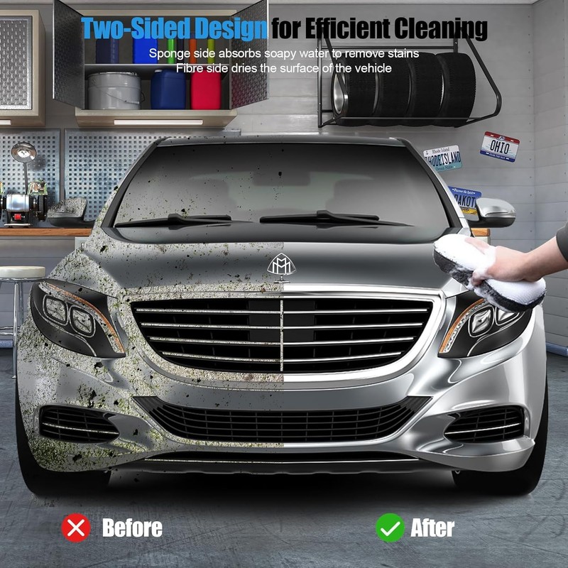 11Pcs Car Wash Cleaning Tools Kit, Car Cleaning Brush Set