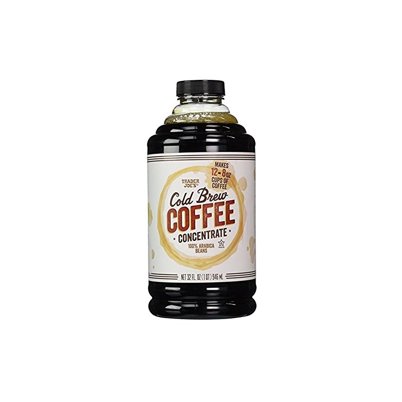 Trader Joe's Cold Brew Coffee Concentrate 100% Arabica Beans 32